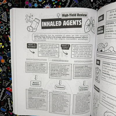 Top 200 Drugs Simplified Pharmacology Coloring Book and Study Guide by P Burns PharmD for Visual Learners