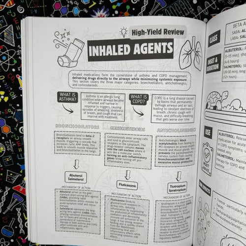 Top 200 Drugs Simplified Pharmacology Coloring Book and Study Guide by P Burns PharmD for Visual Learners
