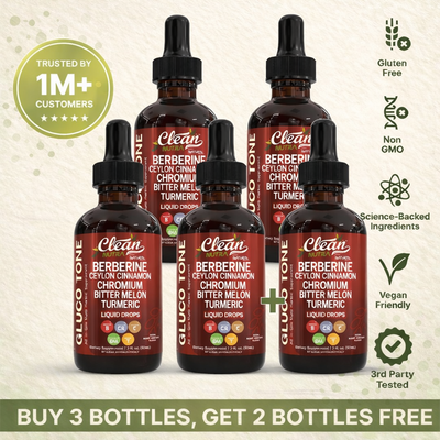New Maximum Potency Formula: 12-Herb Liquid Drops For Healthy Blood Sugar, Energy & Metabolism
